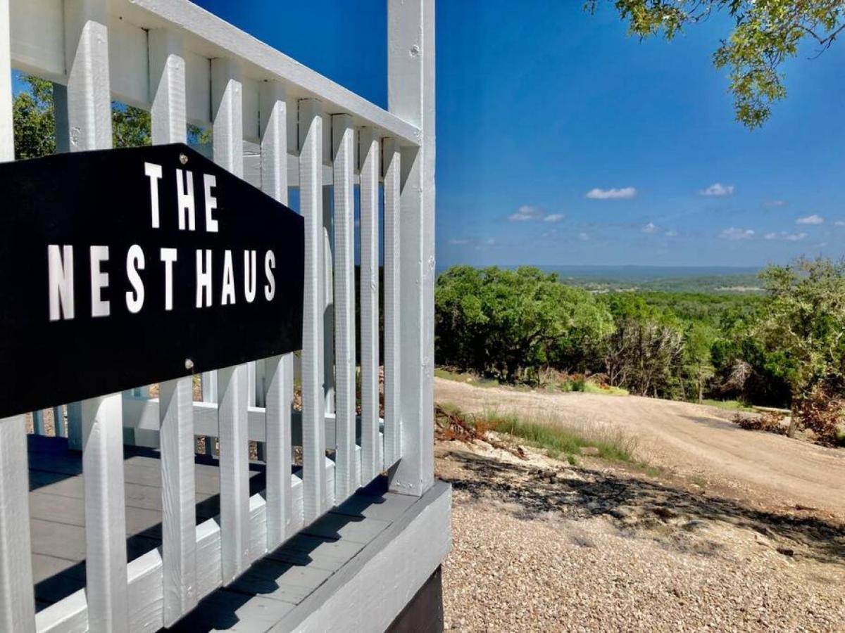 Nest - Texas Tiny House With A Big View Villa Spring Branch Exteriör bild